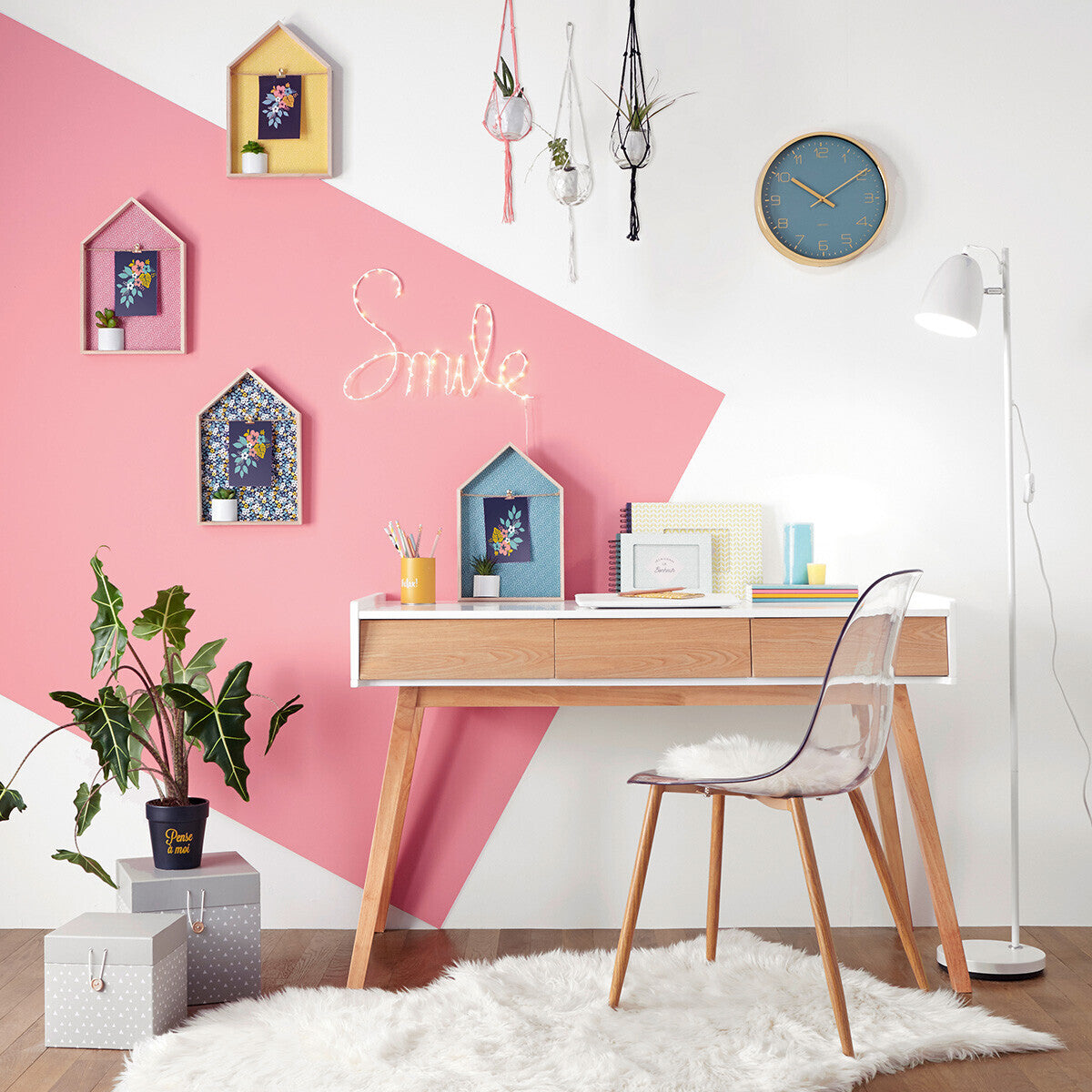 Декоративна възглавница atmosphera Oslo, 32 cm, Слонова кост