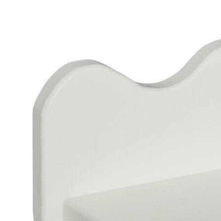 Рафт за стена atmosphera Salina, MDF, Бял, 53 см