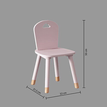 Детски стол atmosphera, MDF, Розов