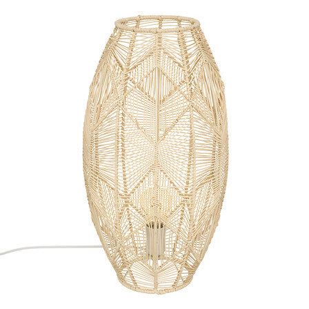 Нощна лампа atmosphera Kita, 49 cm, Ратан