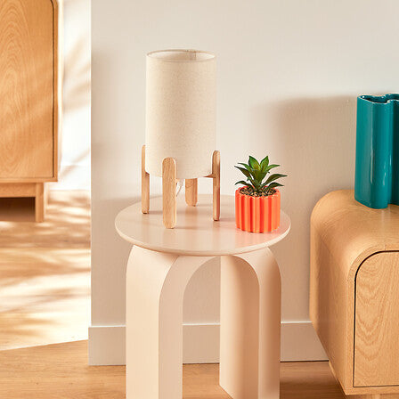 Настолна лампа atmosphera Rafa, 37 cm, Хевея