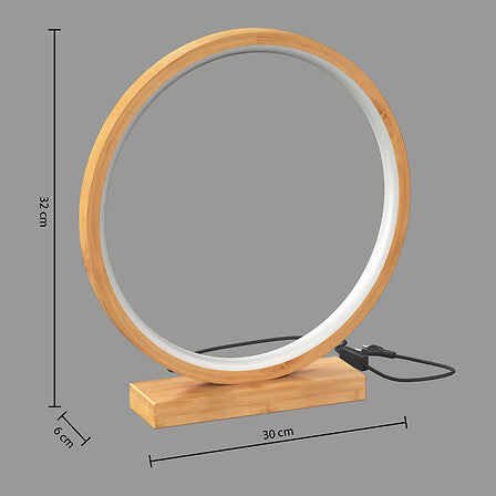 Настолна лампа atmosphera Stela, 32 см, Бамбук