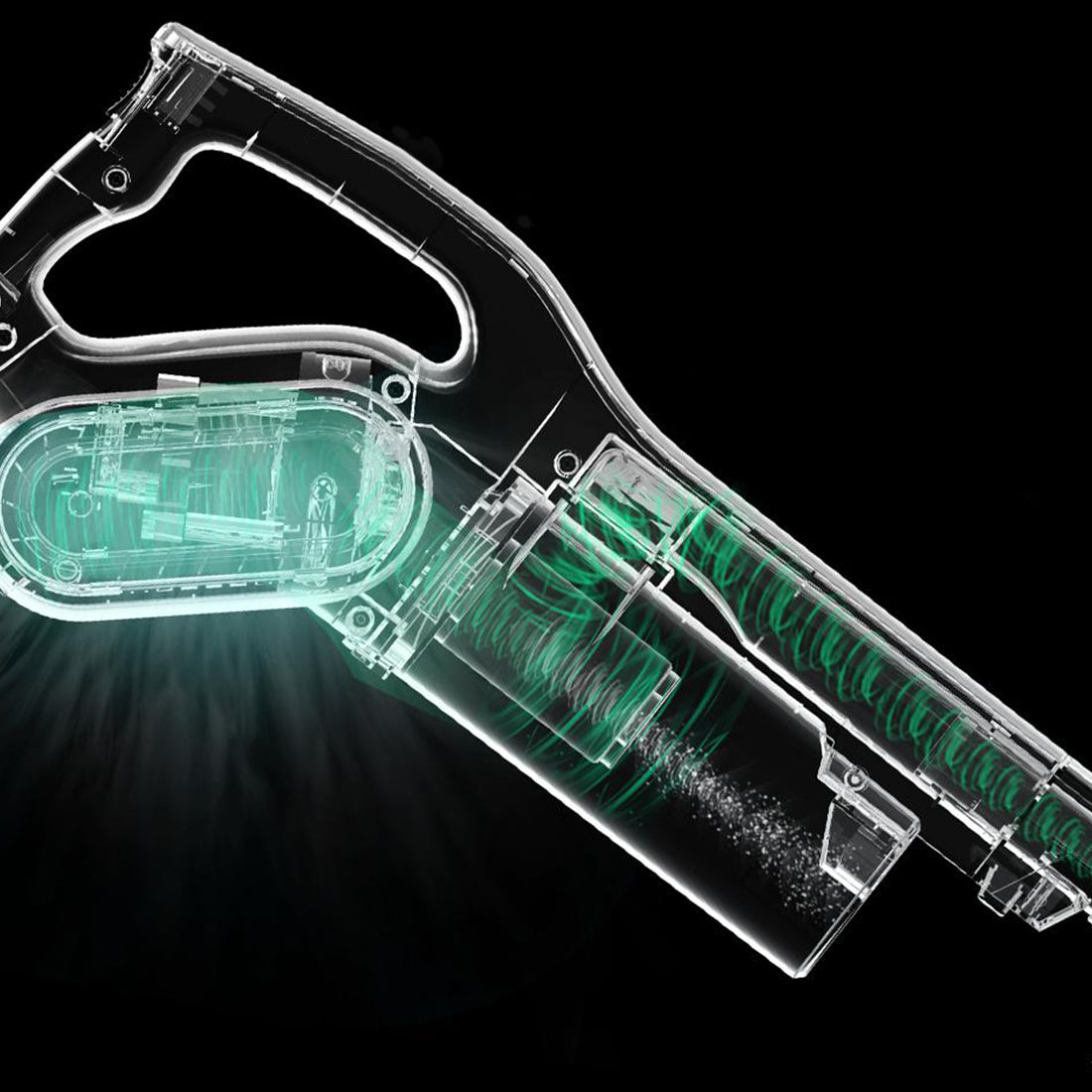 Вертикална прахосмукачка Deerma DX700 2-in-1, 75dB, Капацитет 0.8 л, Мощност 600W, Бял