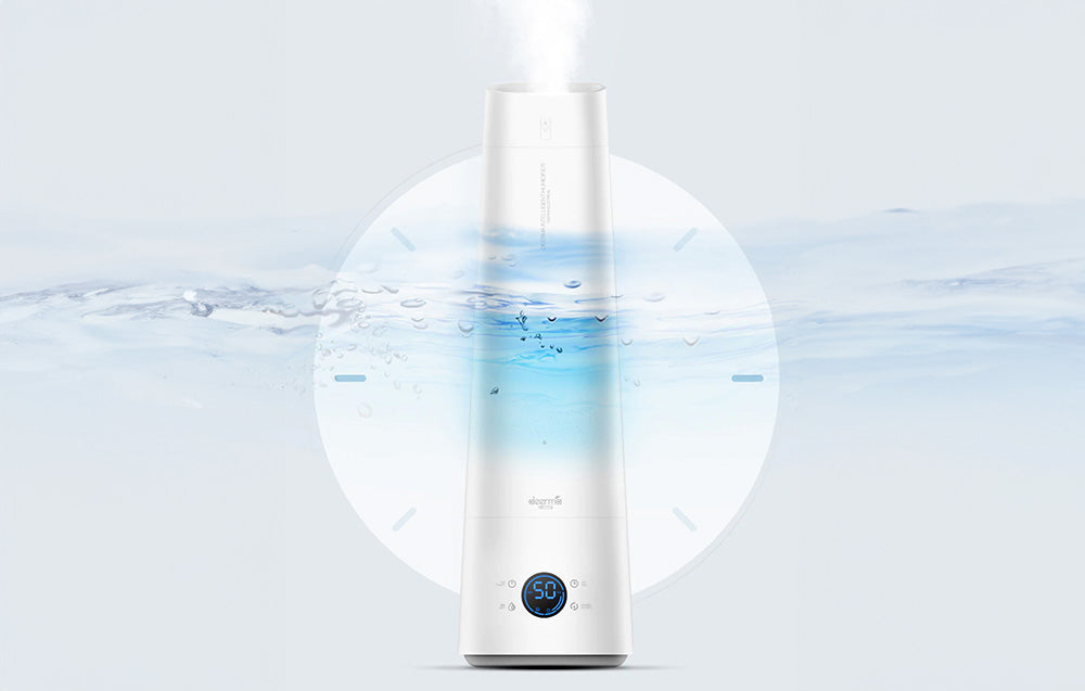 Ултразвуков овлажнител за въздух Deerma LD220, 25W, 4L, Дистанционно управление, Тихо работа, Бял