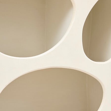 Скрин atmosphera Chesni, 6 ниши, MDF, Слонова кост, 80x36x181 cm