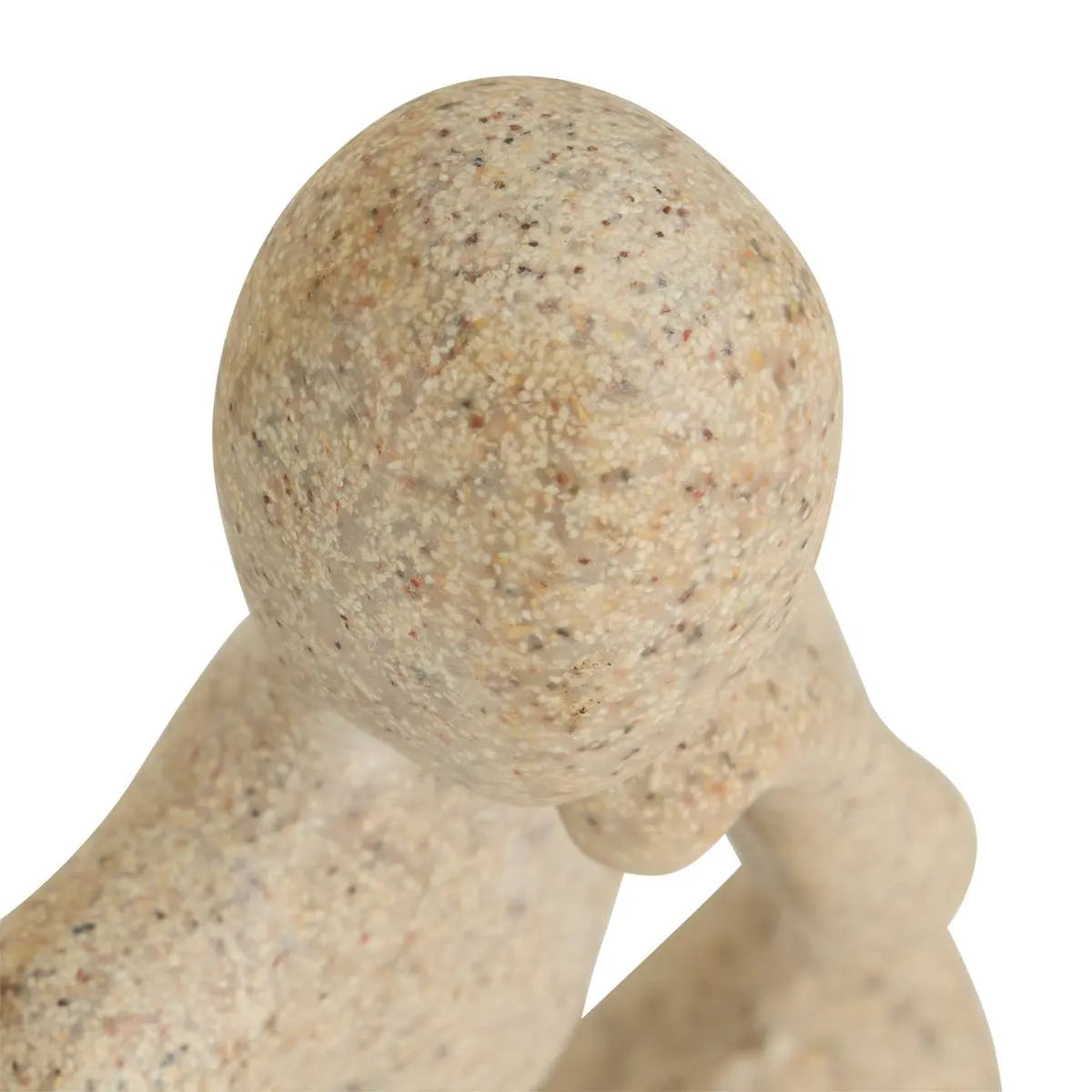 Декоративна фигура atmosphera Aby, Смола, Бежов, 12 cm, 3 бр