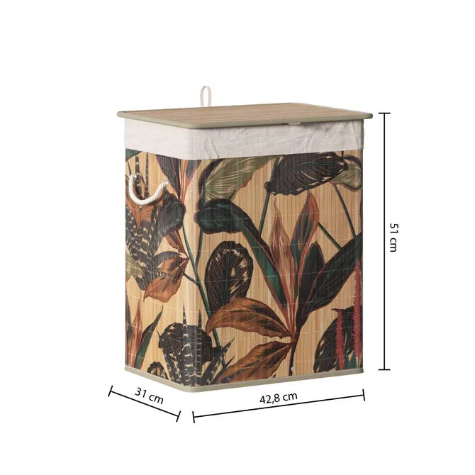 Кош за пране 5five Palawan, Бамбук, 60 l