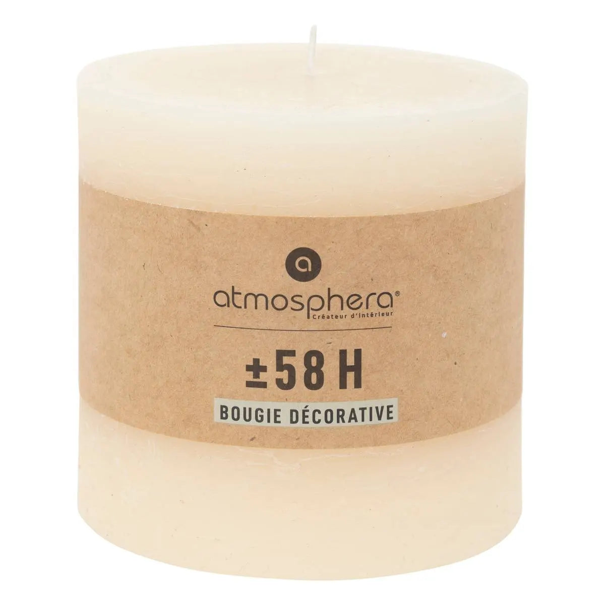 Свещ без аромат atmosphera Olia, Кръгла, 10x10 cm