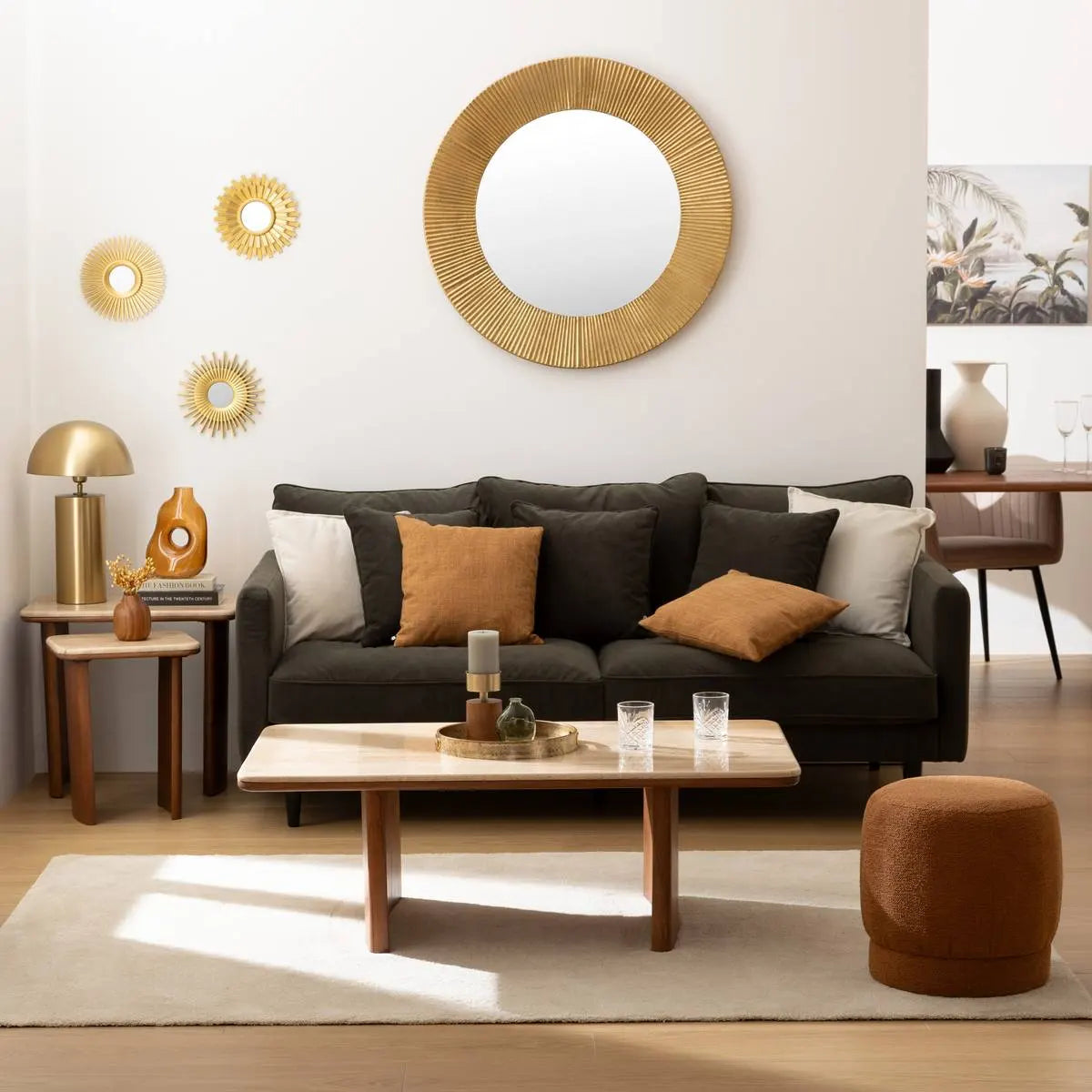 Свещник atmosphera Tropical Boudoir, Дърво, 22 cm, 2 бр