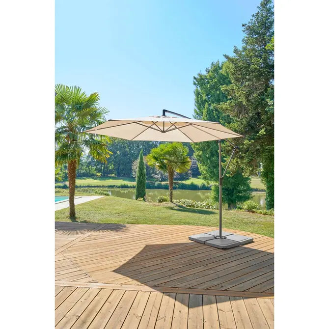 Градински чадър със странична стойка Hesperide Manoa, 3 m
