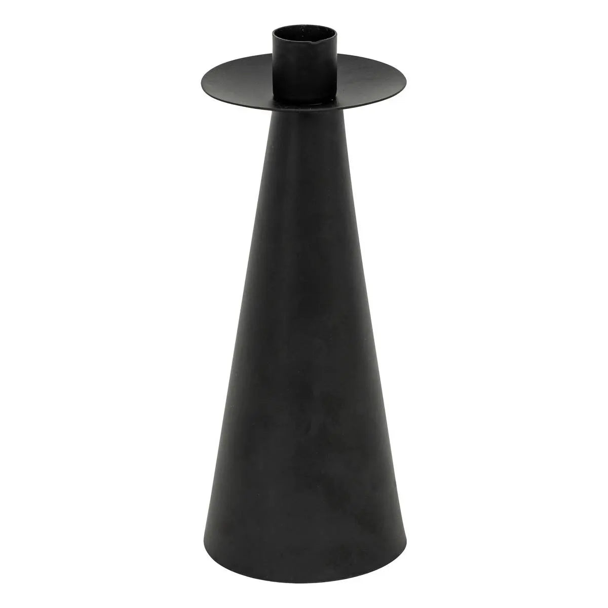 Свещник atmosphera Aut, Метал, Черен, 24 cm, 2 бр