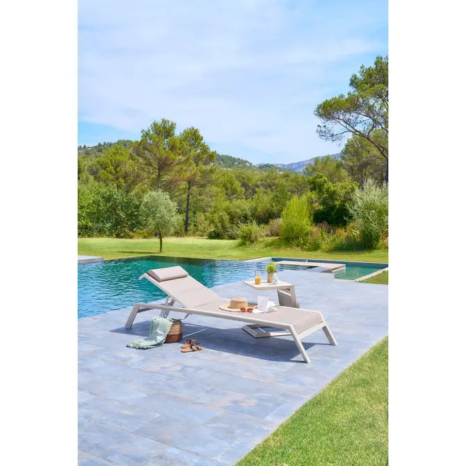 Сгъваем шезлонг Hesperide Allure Athea, Алуминий