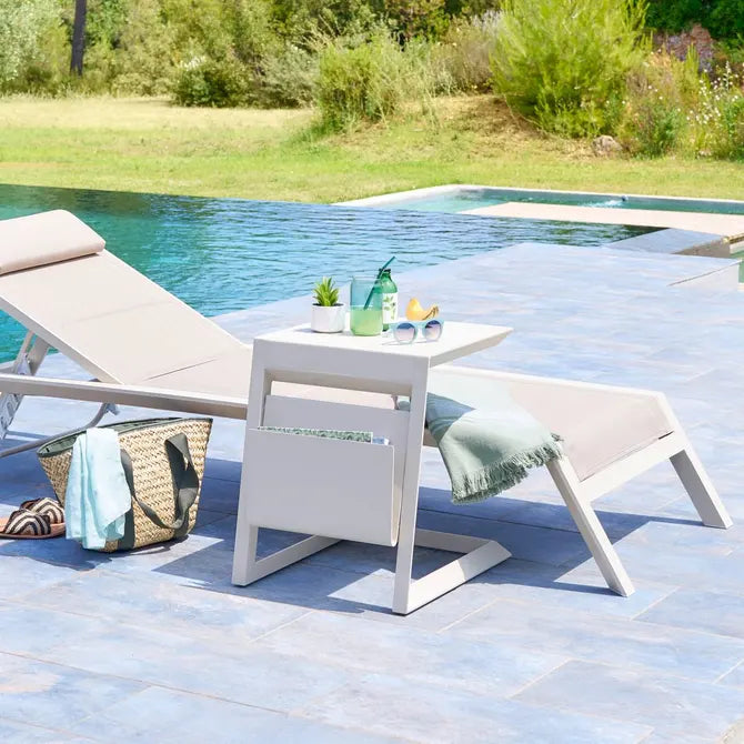 Сгъваем шезлонг Hesperide Allure Athea, Алуминий