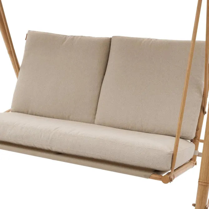 Двуместна люлка Hesperide Baroe, Дървесен ефект, Цвят Лен