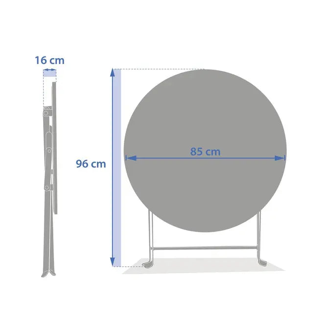 Градинска къгла маса Hesperide Greensboro, Зелен