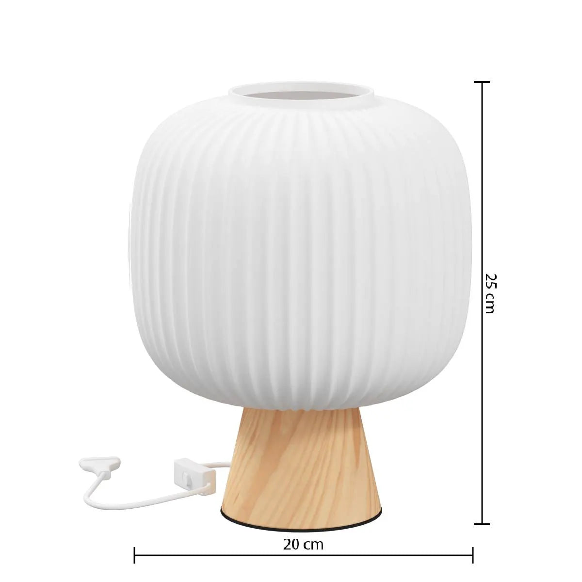 Настолна лампа atmosphera Travis, 25 cm