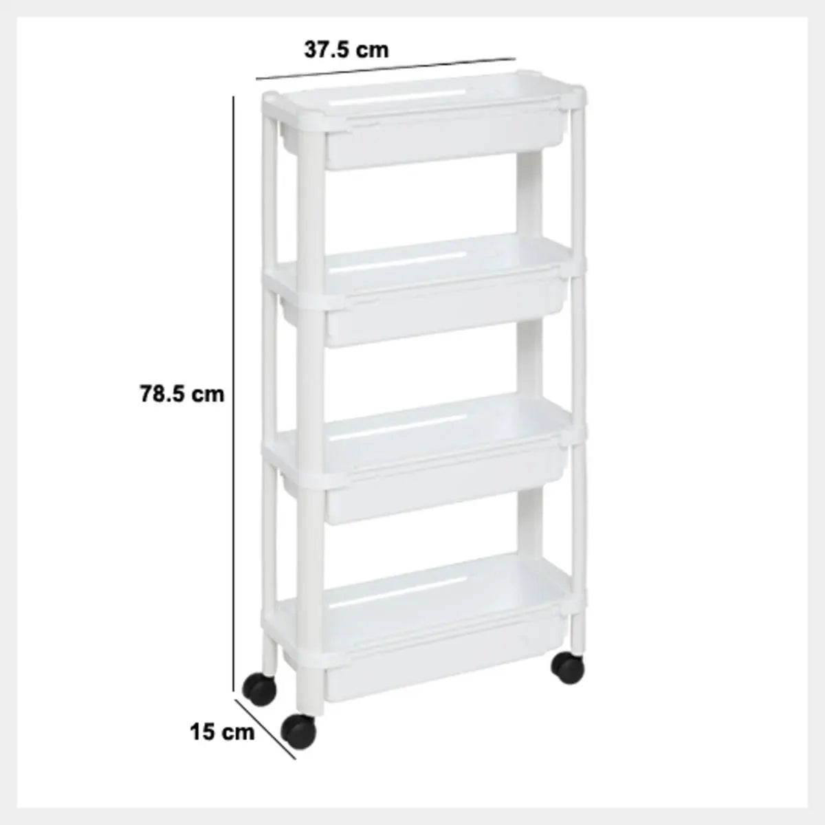 Кухненска количка 5five, 4 нива