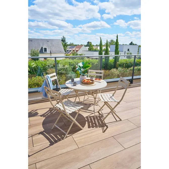 Градинска кръгла маса Hesperide Greensboro, Бял