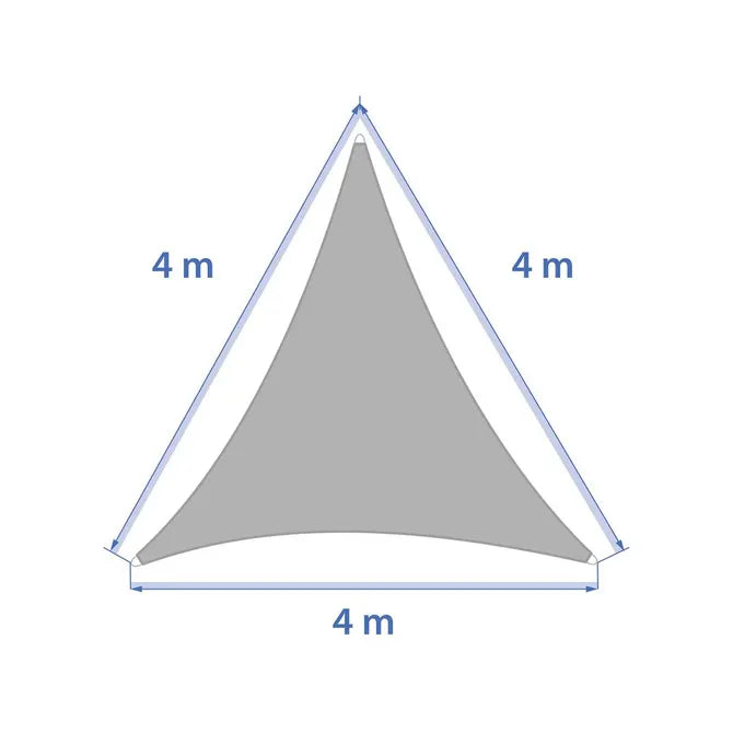 Слънцезащитно платно Hesperide Curacao Solar, Триъгълно, Пшеница