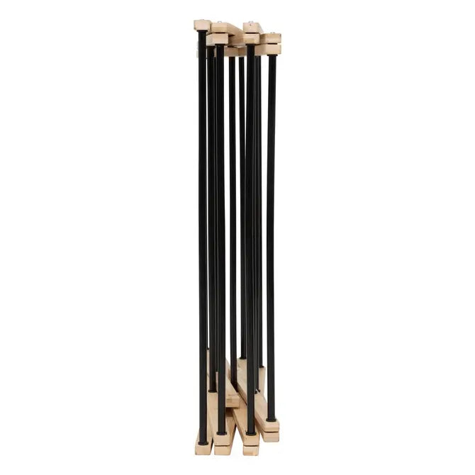 Сушилник за дрехи 5five Black Bamboo Accordion, Бамбук Бежов, 7 m