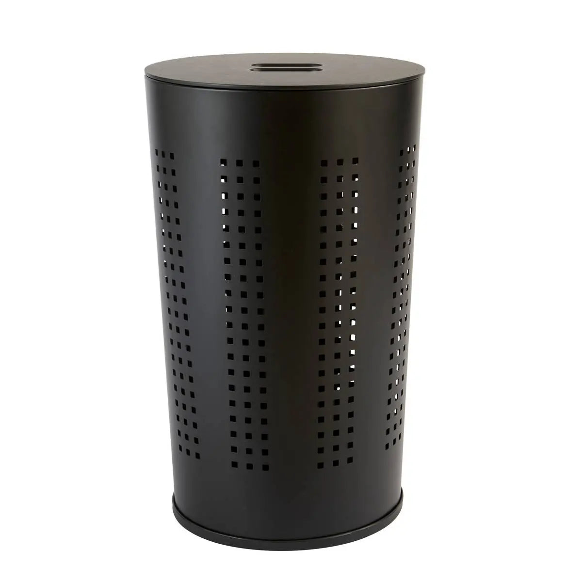 Кош за пране 5five Glass, Метал, Черен, 45 l