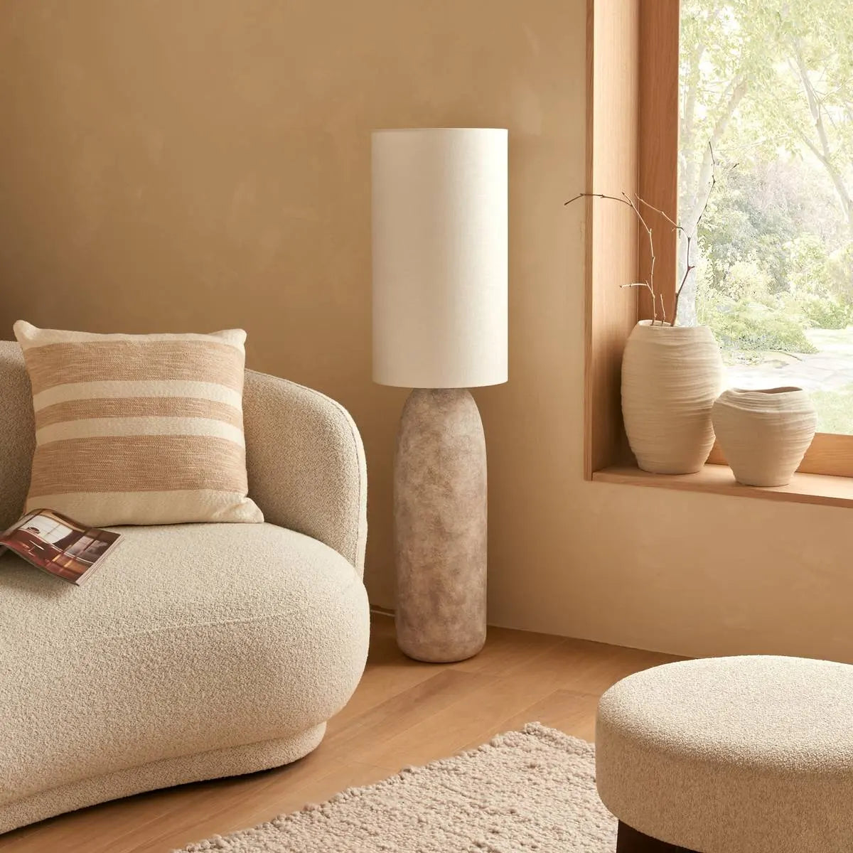 Лампион atmosphera Keyah, Метал, Сив, 111 cm