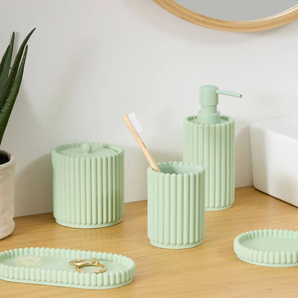 Контейнер за памук 5five Bonbon, Смола, Асорти