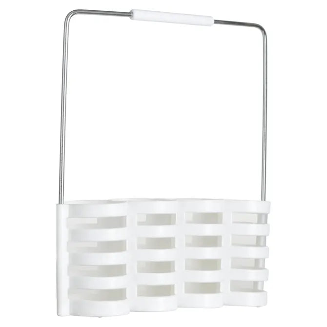 Комплект прибори Secret de Gourmet Géo, Бял, Със стойка, 24 части