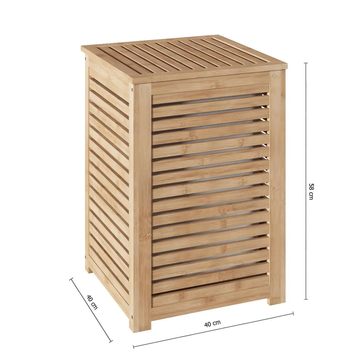 Кош за пране 5five Sicela, Бамбук, 65 L