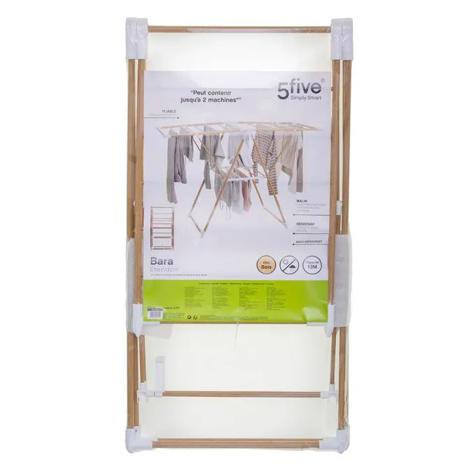 Сушилник за дрехи 5five Bara Wood Effect Winged, Метал Дървесен ефект, 13 m