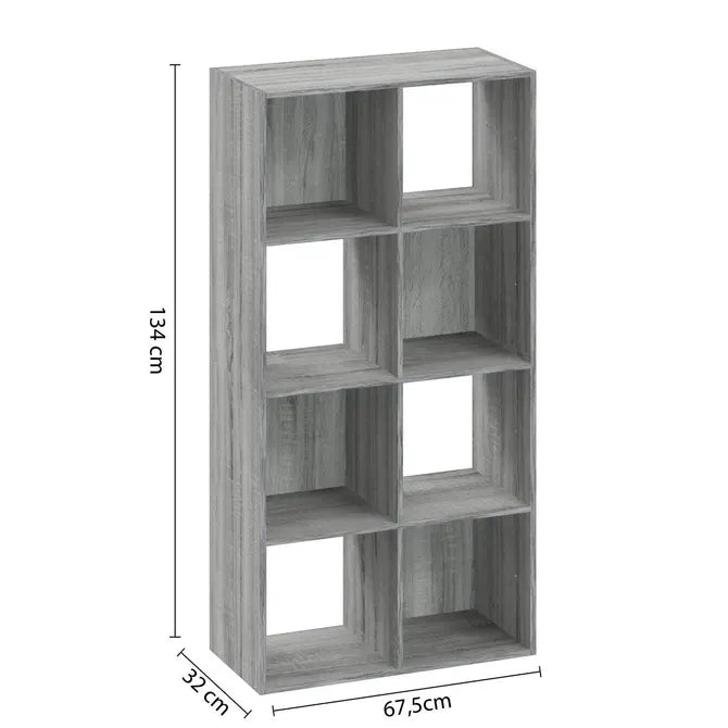Рафт 5five Mix'n Modul, 8 отделения, MDF, 68x32x134 cm