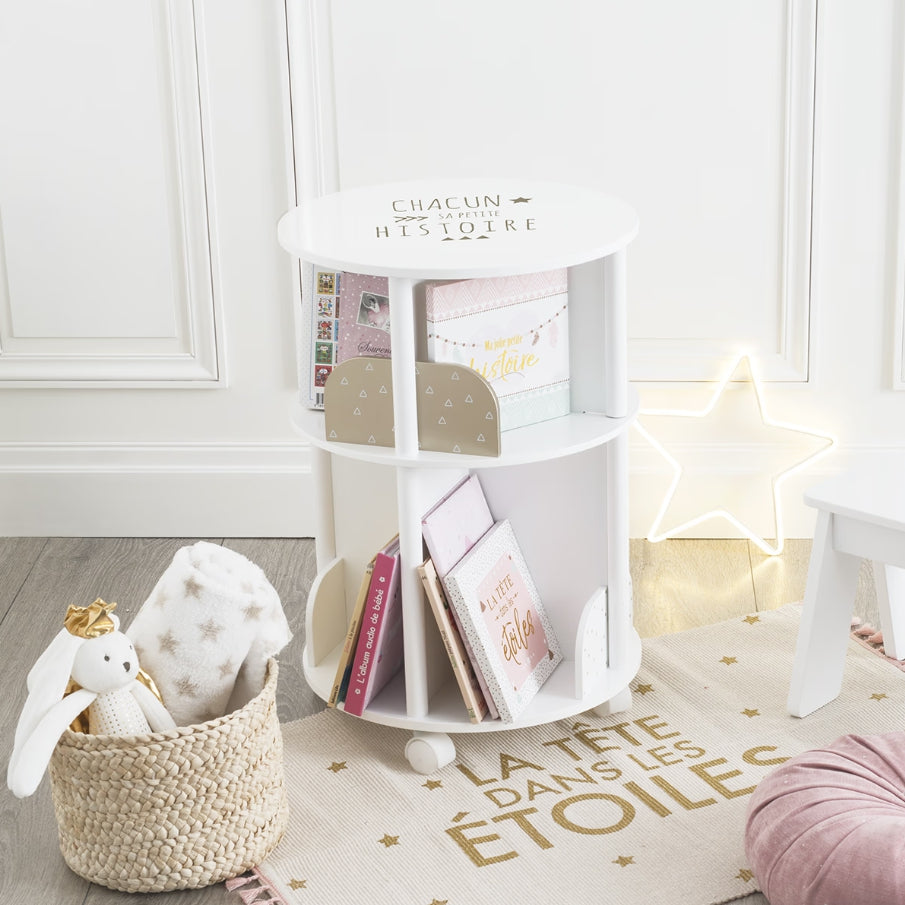 Детски въртящ шкаф за книги atmosphera, MDF