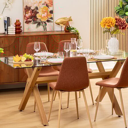 Трапезна маса atmosphera Jorel, 180x90 cm