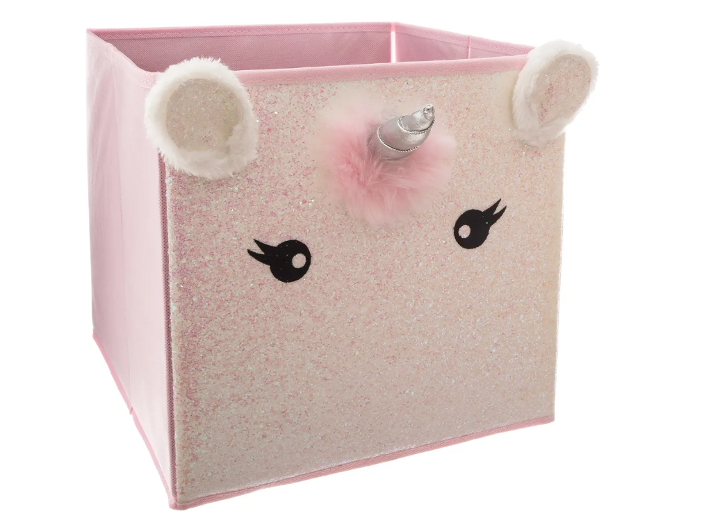 Детска кутия за съхранение atmosphera Unicorn, 29x29 см