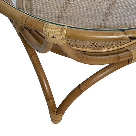 Холна маса atmosphera Farah, 90 cm, Ратан