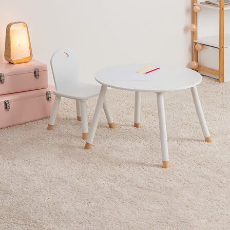 Детска маса atmosphera, MDF, Бял