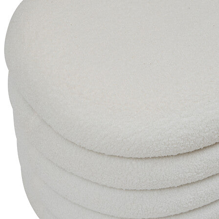 Пейка със съхранение atmosphera Giulia, Букле, Бял