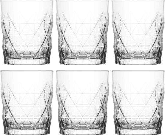 Сет чаши за уиски LAV Keops, 345 мл, 6 бр