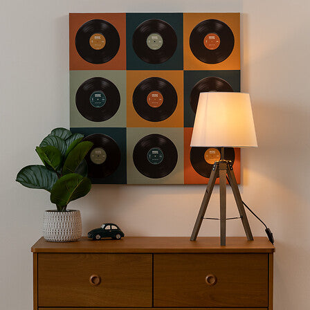 Настолна лампа atmosphera Runo Tripod, 58 cm