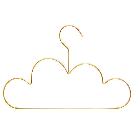 Детски закачалки atmosphera Cloud, Златист, 3 бр