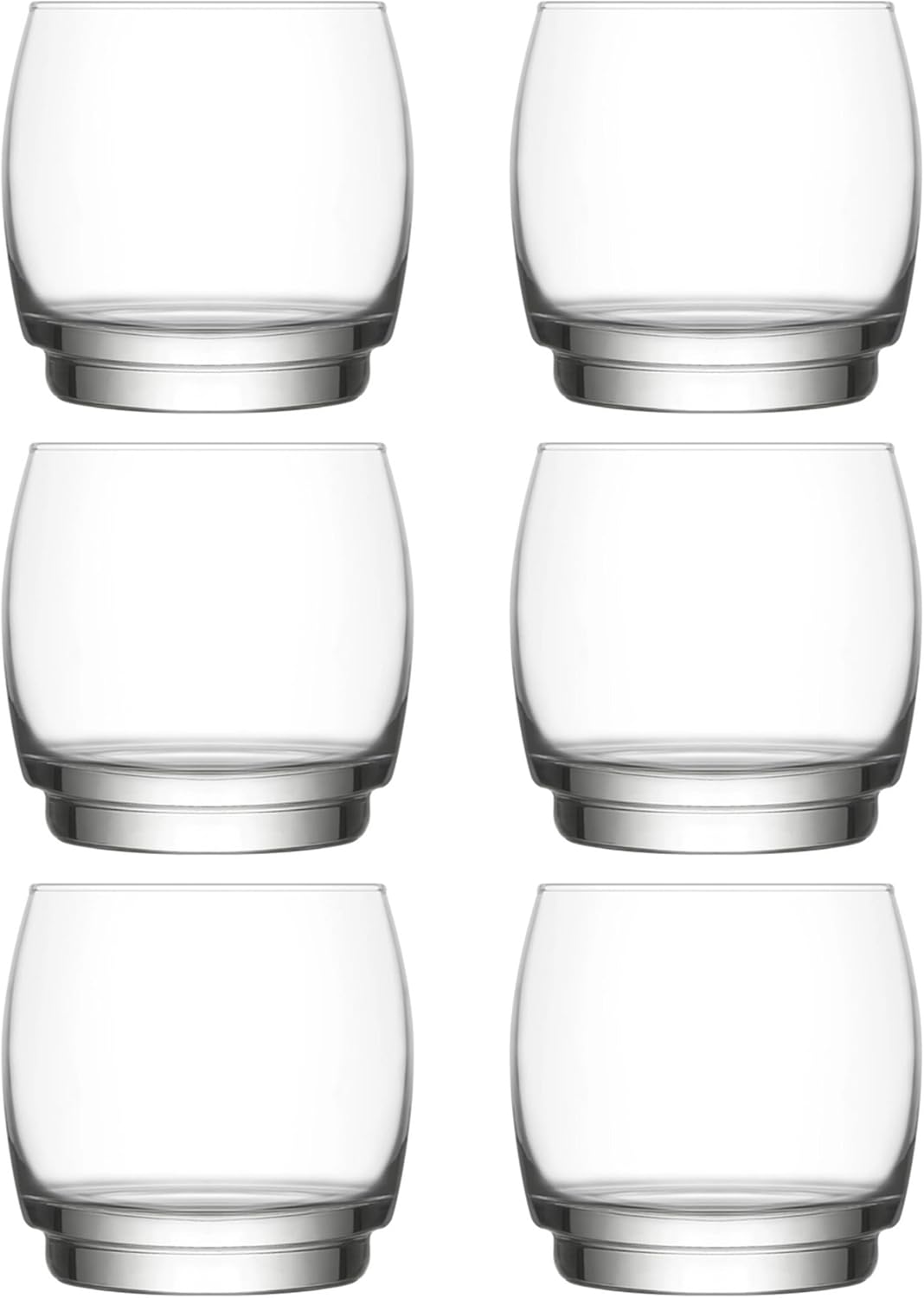 Сет чаши за уиски LAV Lune, 325 мл, 6 бр