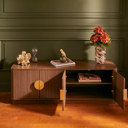 ТВ шкаф atmosphera Wany, 4 врати, 140x40x48 cm, MDF