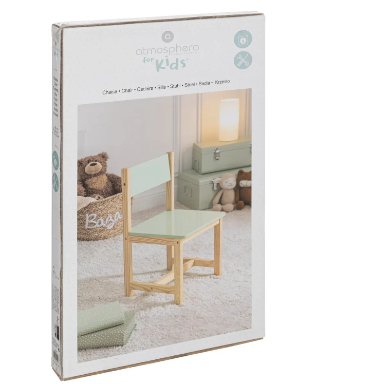 Детски стол Аtmosphera Classic, Зелен