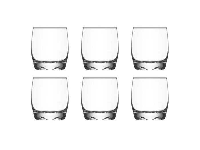 Сет чаши за уиски LAV Adora, 290 мл, 6 бр