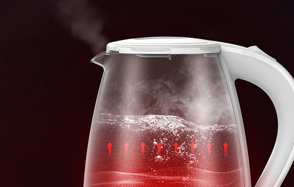 Електрическа кана Deerma SH30W, 2200W, 1.7 L, Бял