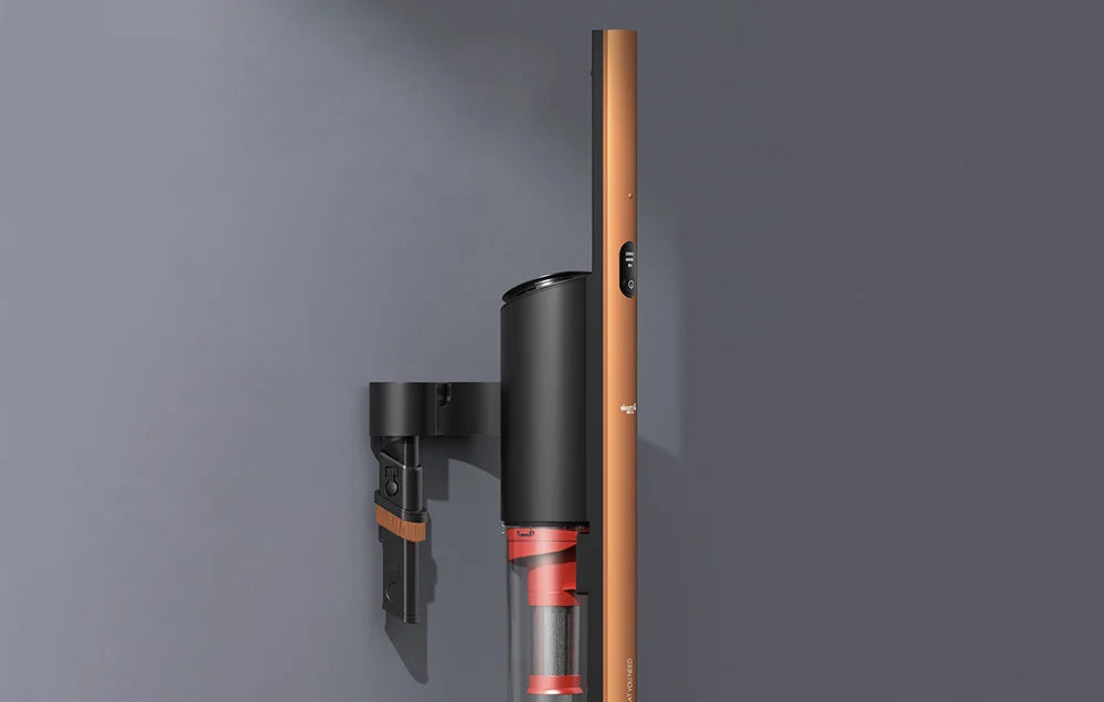 Вертикална прахосмукачка Deerma VC31, 180W, 15 kPa, Контейнер за прах 600 мл, Златист