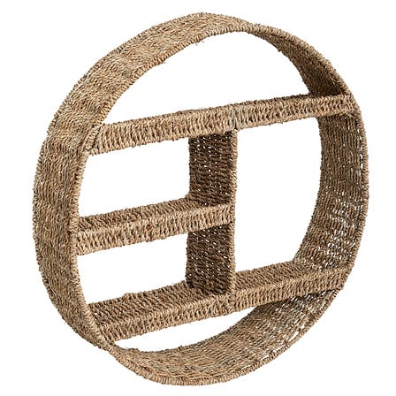 Рафт за стена atmosphera Aria, Морска трева, Ø58 см