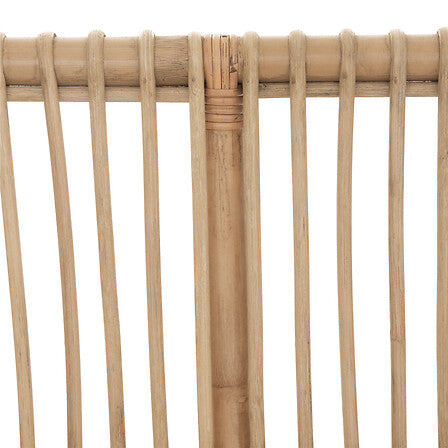 Двуместен диван atmosphera Neta, Ратан, Бял, 110x68x77 cm