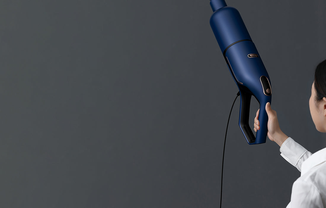 Прахосмукачка Deerma DX1000W, 16,000 Pa, 600W, 3-степенна филтрация, 5 м кабел, Син