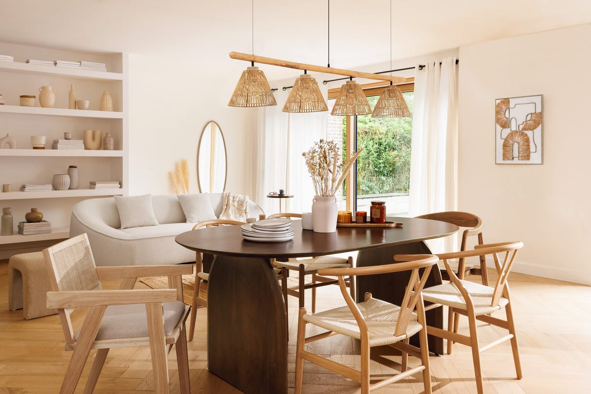 Трапезен стол atmosphera Miyako, Тиково дърво